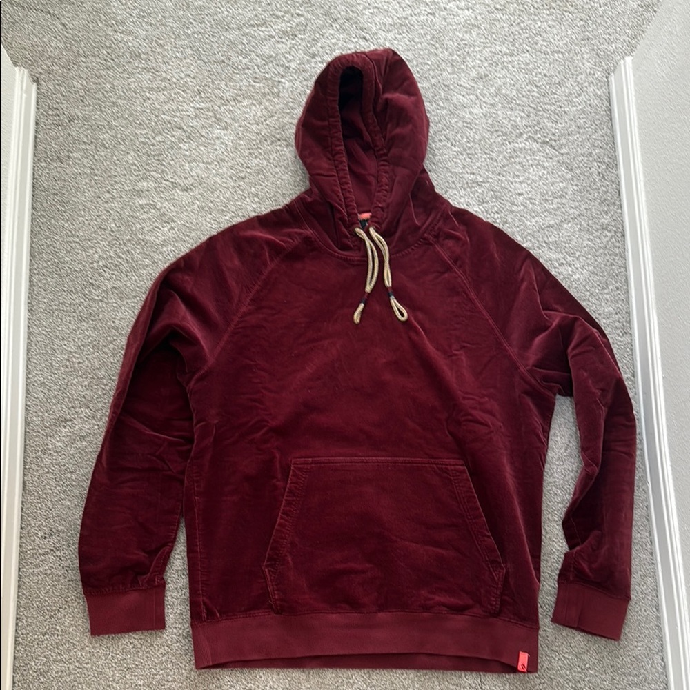 Scotch & Soda Deep Red Hoodie